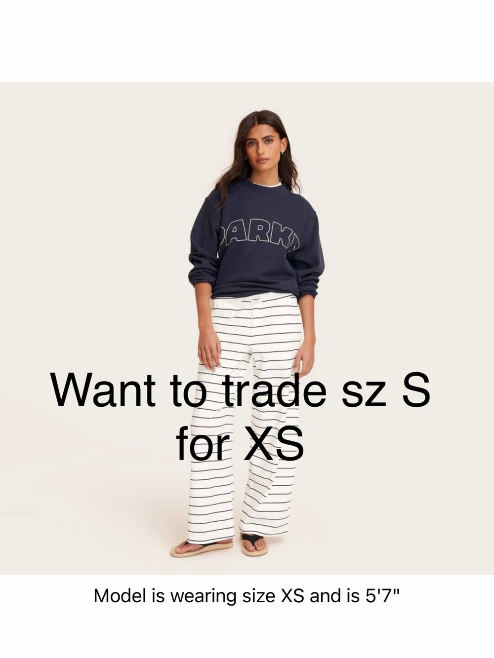 ISO XS to trade for S